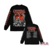 Cannibal Corpse Store Merch Pitchfork Impalement 2025 Tour T-Shirt Dye