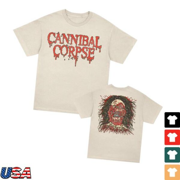 Cannibal Corpse Store Merch Logo Face Rot T-Shirt