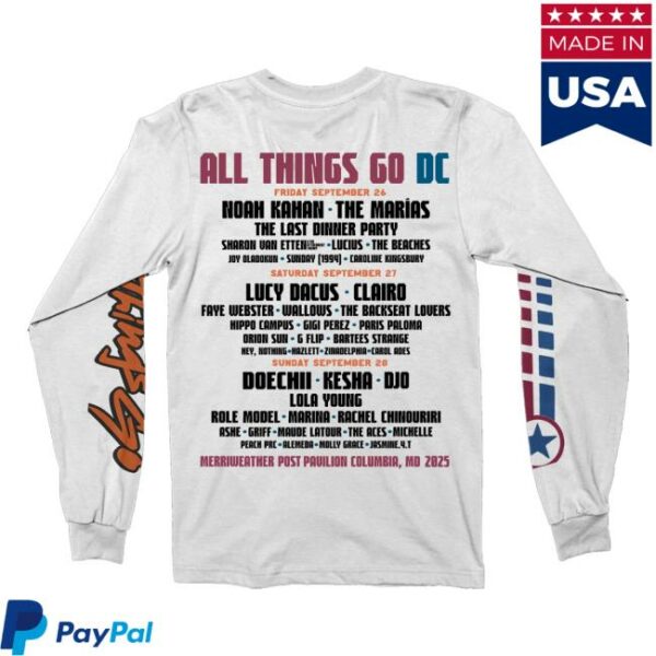 All Things Go Merch Store Shop Dc Racing Team Lineup Long Sleeve
