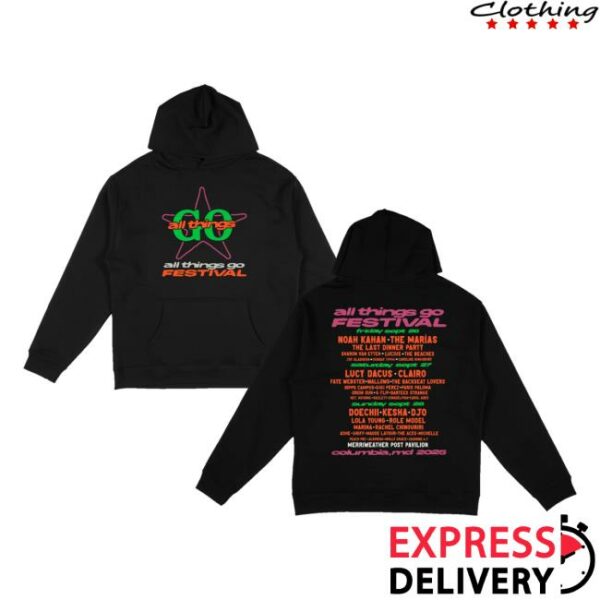 All Things Go Merch Store Shop Star Power Dc Lineup Hoodie