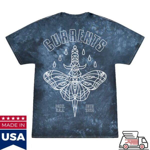 Currents Official Merch Store Moth Outline Crystal Navy