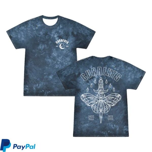 Currents Official Merch Store Moth Outline Crystal Navy