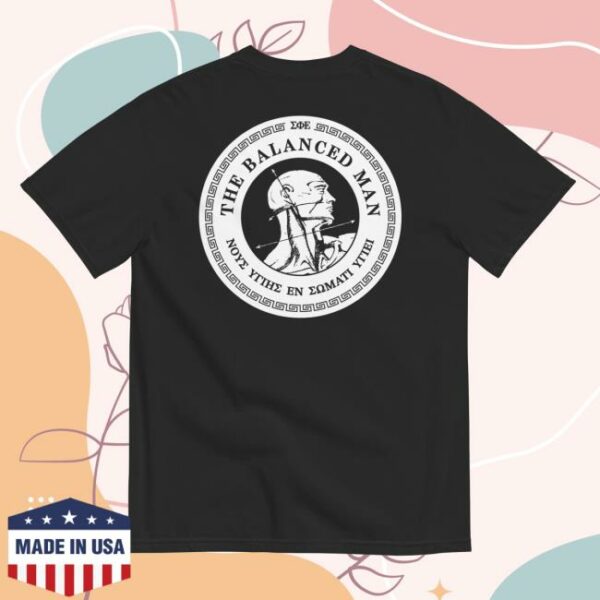 The Sigma Phi Epsilon Store Merch Sigep Balanced Man In Black T-Shirt