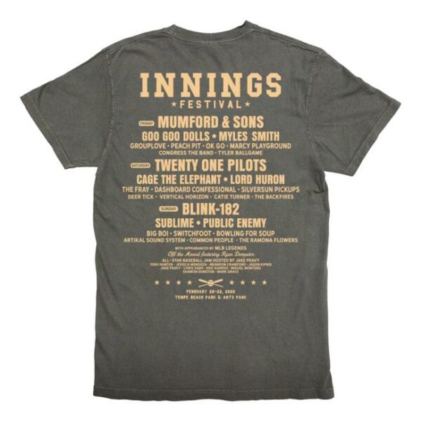 Innings Festival Merch Store Desert Slider Lineup Tee