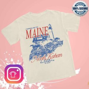 Noah Kahan Store Merch Cape Elizabeth Tee