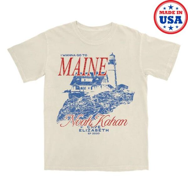 Noah Kahan Store Merch Cape Elizabeth Tee