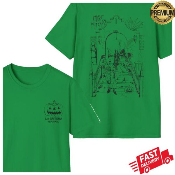 La Gritona Store Merch Made By Witches 2-Sided T Shirt