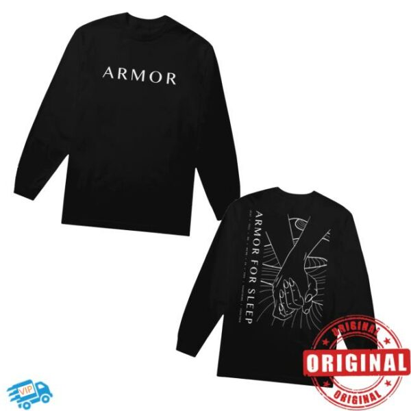 Equalvision Merch Store Armor For Sleep Nightmare Black Long-Sleeve T-Shirt