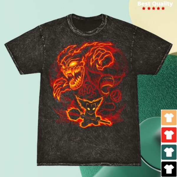 Sharkrobot Store Merch Acid Wash Phases Of Tricky Shirt