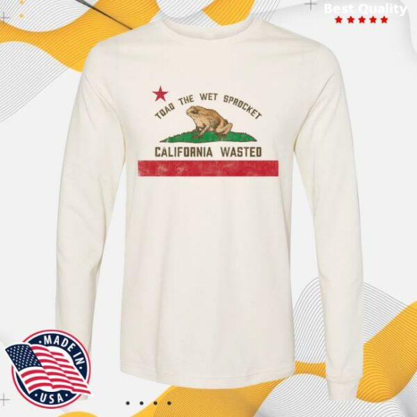 Toad The Wet Sprocket Store Merch California Wasted Long Sleeve Tee