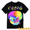 kenny wax face toys store merch osees colour skull black shirt