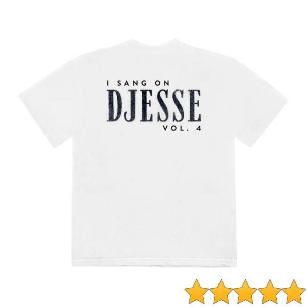 Jacob Collier Store Merch I Sang On Djesse Vol 4 White T-Shirt