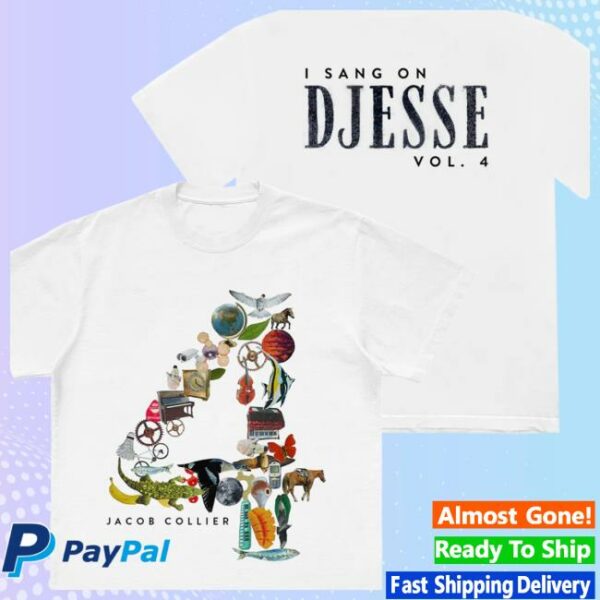 Jacob Collier Store Merch I Sang On Djesse Vol 4 White T-Shirt