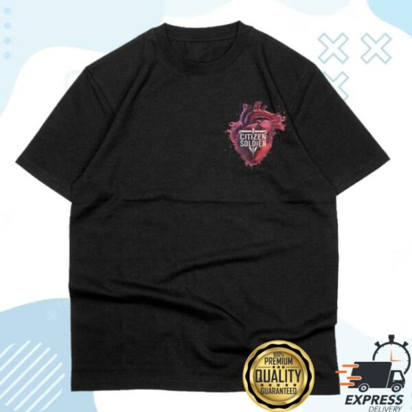 Citizen Soldier Band Store Merch Heartbeat Oversized T-Shirt