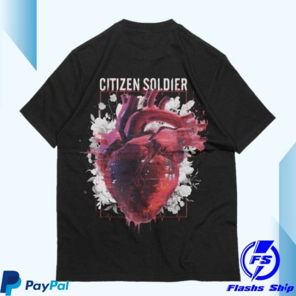 Citizen Soldier Band Store Merch Heartbeat Oversized T-Shirt