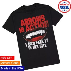 Hot Topic Shop Merch Arrows In Action Vampire Bite T-Shirt