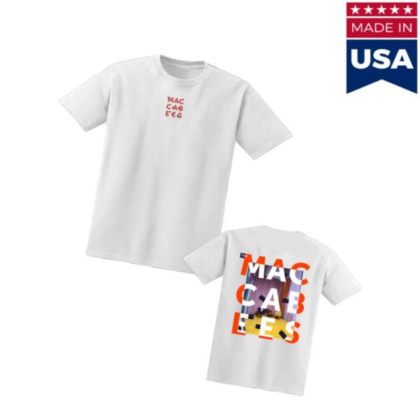 The Maccabees Merch Store The Maccabees 2025 Tour White T-Shirt