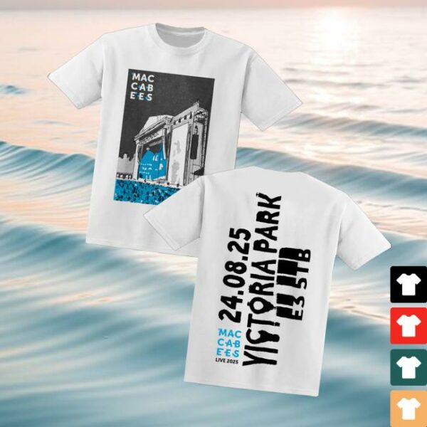 The Maccabees Merch Store All Points East White T-Shirt