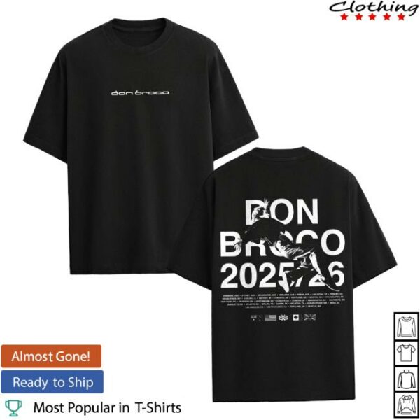 Don Broco Merch Store 2025 26 Tour T-Shirt