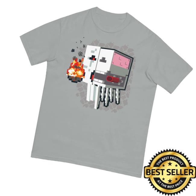 kenny Minecraft Shop Merch Minecraft Ghast Skeleton Unisex Comfort Colors T Shirtv