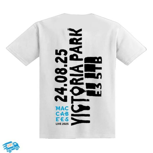 The Maccabees Merch Store Shop All Points East White T-Shirt