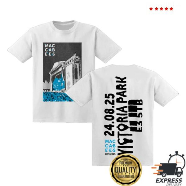 The Maccabees Merch Store Shop All Points East White T-Shirt