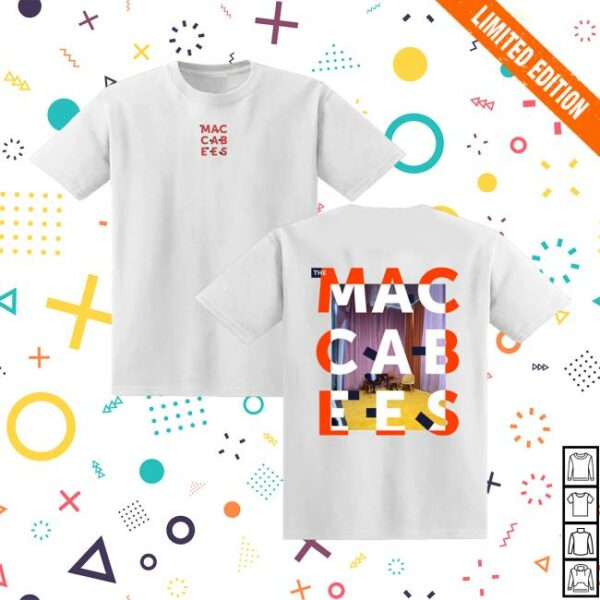 The Maccabees Merch Store Shop The Maccabees 2025 Tour White T-Shirt
