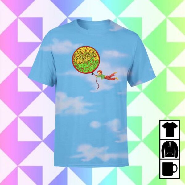 Prince Store Merch Around The World In A Day Balloon Boy T-Shirt
