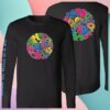 kenny prince store merch around the world in a day long sleeve circle logo t shirt eqqd