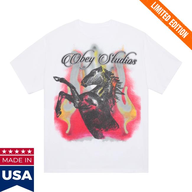 kenny obey clothing store merch obey studios horse vintage t shirt