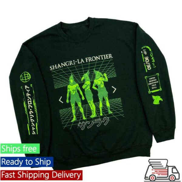 Crunchyroll Store Merch Shangri-La Frontier – Sunraku Avatar Selection Sweatshirt