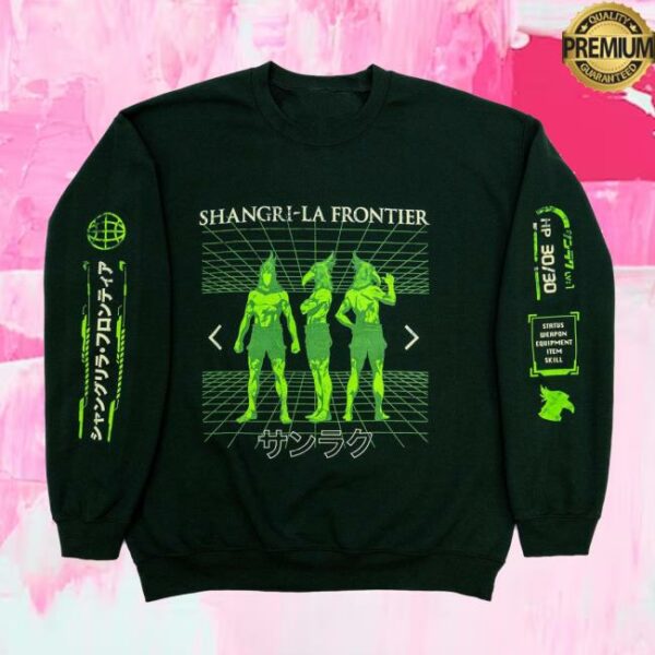 Crunchyroll Store Merch Shangri-La Frontier – Sunraku Avatar Selection Sweatshirt