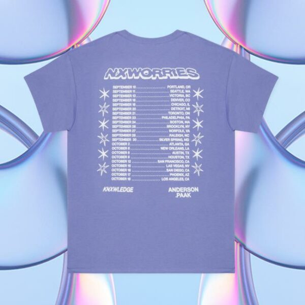 Anderson Paak Store Merch Why Lawd Dateback Tee