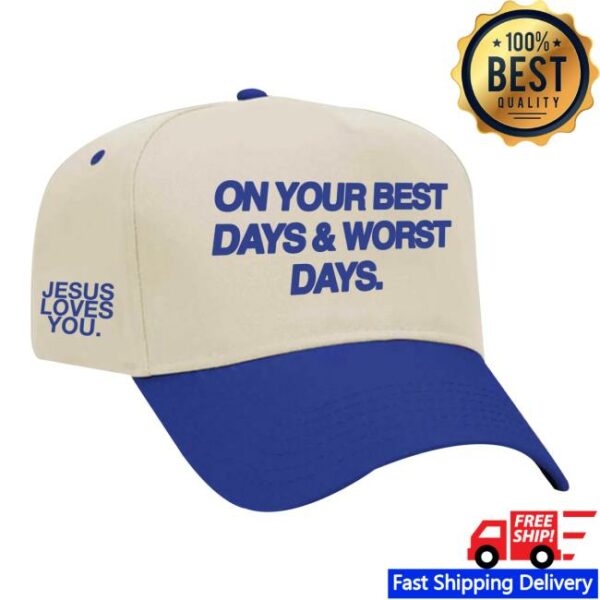 Jesuslovesyou Store Merch Best & Worst Premium Embroidered Hat