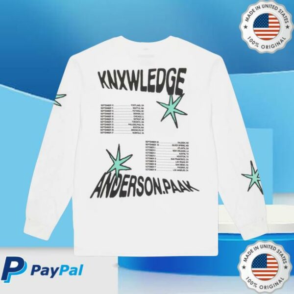 Anderson Paak Merch Store Starry Longsleeve