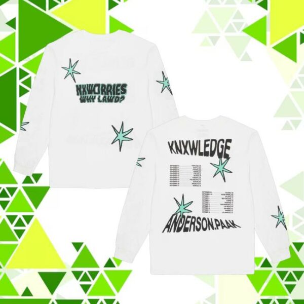 Anderson Paak Merch Store Starry Longsleeve