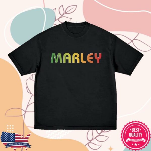 Bob Marley Merch Store Marley Crest T-Shirt