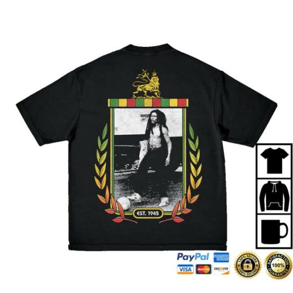 Bob Marley Merch Store Marley Crest T-Shirt