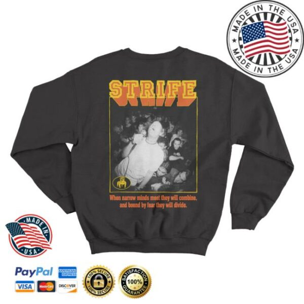 War Records Store Merch Strife Narrow Minds Champion Crewneck