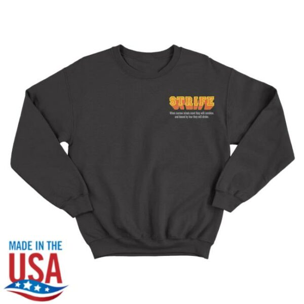 War Records Store Merch Strife Narrow Minds Champion Crewneck