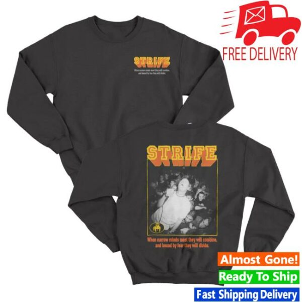 War Records Store Merch Strife Narrow Minds Champion Crewneck