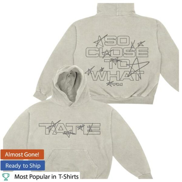 Tatemcrae Store Merch Stars Gray Hoodie
