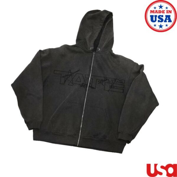 Tate Mcrae Merch Store Tate Stars Zip Up Hoodie