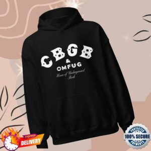 Cbgb Store Merch Cbgb Logo Hoodie