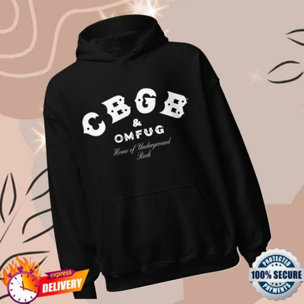 Cbgb Store Merch Cbgb Logo Hoodie