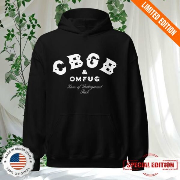 Cbgb Store Merch Cbgb Logo Hoodie