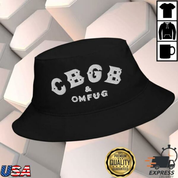 Cbgb Store Merch Cbgb Logo Bucket Hat