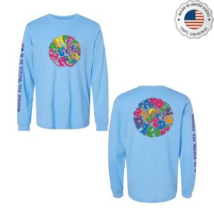 Prince Store Merch Around The World In A Day Long Sleeve Circle Logo T-Shirt