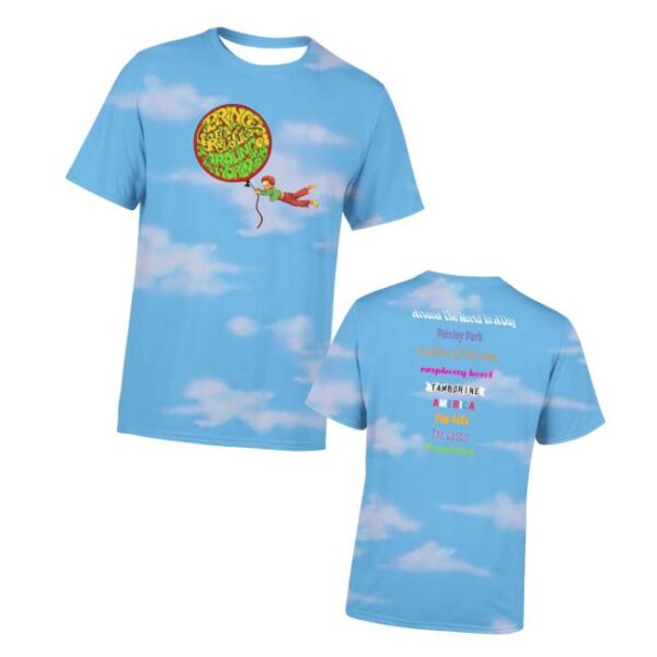 Prince Store Merch Around The World In A Day Balloon Boy T-Shirt Cloud