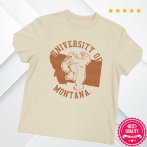 Montana Store Merch Retro Sanded Slobbering Bear Cream State Super Soft Tee